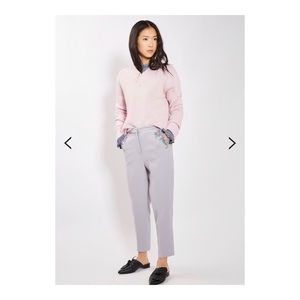 [Topshop] Embellished Peg Trousers Pants size 4